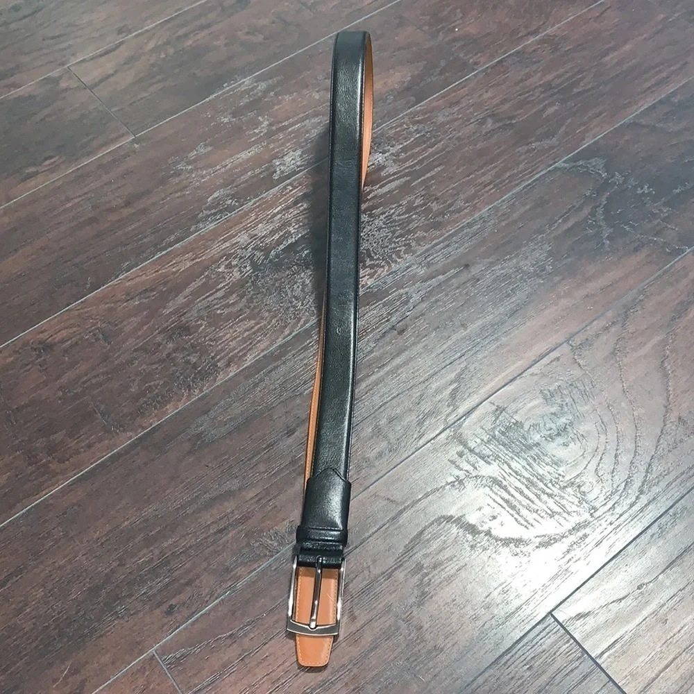 Genuine Leather G.Beene Belt-Casual Dress with Single Prong Buckle, Sz. 42/105.